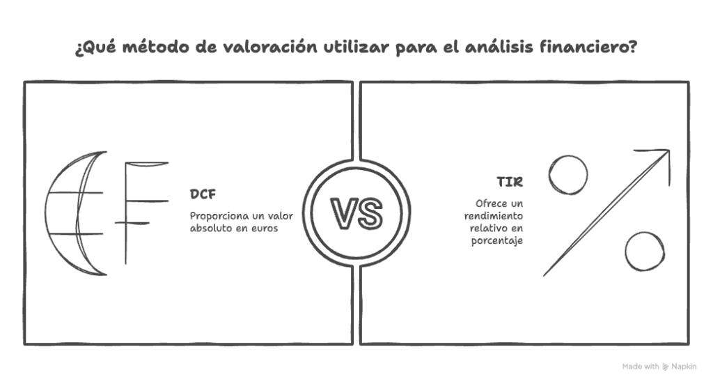 DCF vs TIR