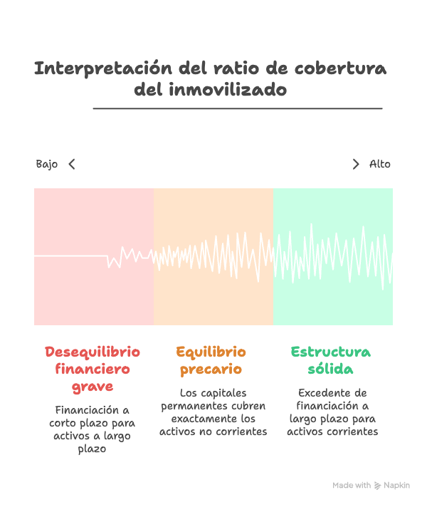como interpretar el ratio de financiacion del inmovilizado