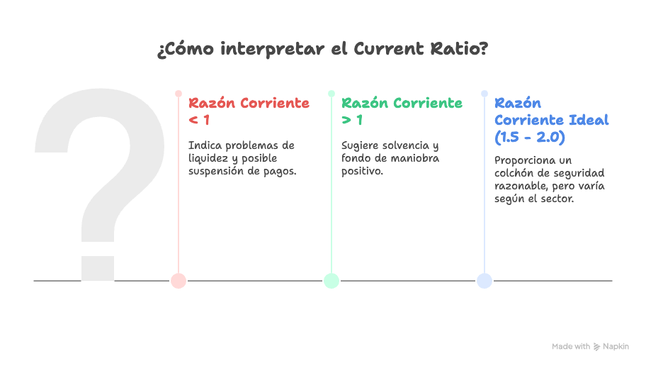 como interpretar el ratio de cobertura del activo circulante