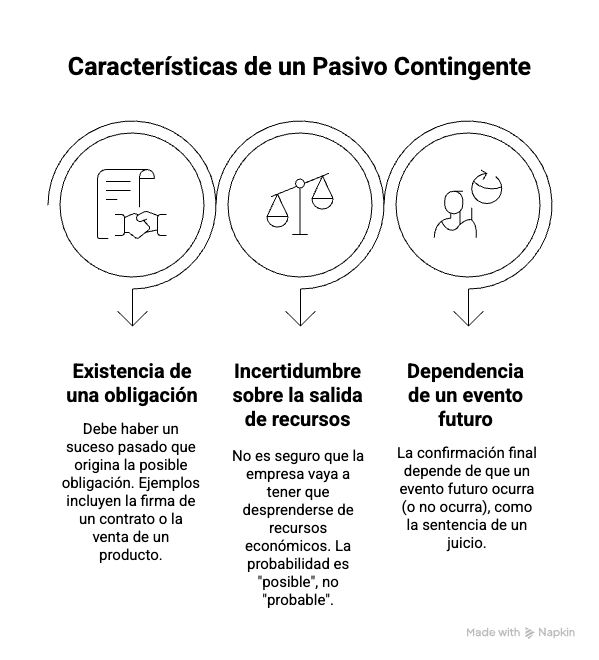 qué es un Pasivo Contingente y cómo se diferencia de una provision NIC 37